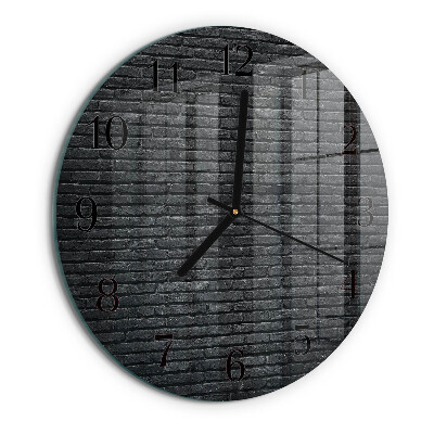 Reloj de pared redondo Escoria de huella