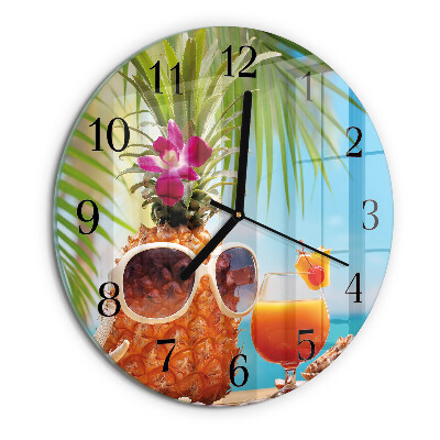 Reloj de pared redondo Vacaciones