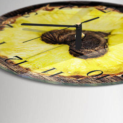 Reloj de pared redondo Piña