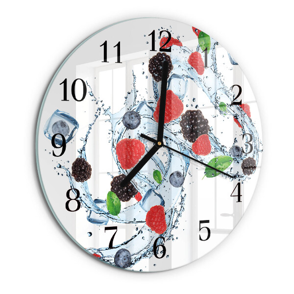 Reloj de pared redondo Helado de frutas