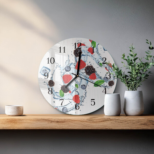 Reloj de pared redondo Helado de frutas