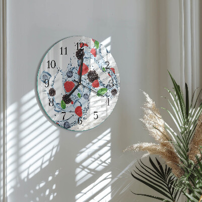 Reloj de pared redondo Helado de frutas