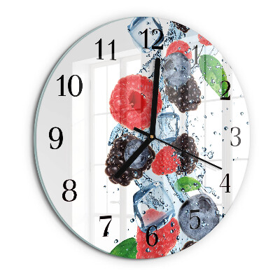 Reloj de pared redondo Helado de frutas