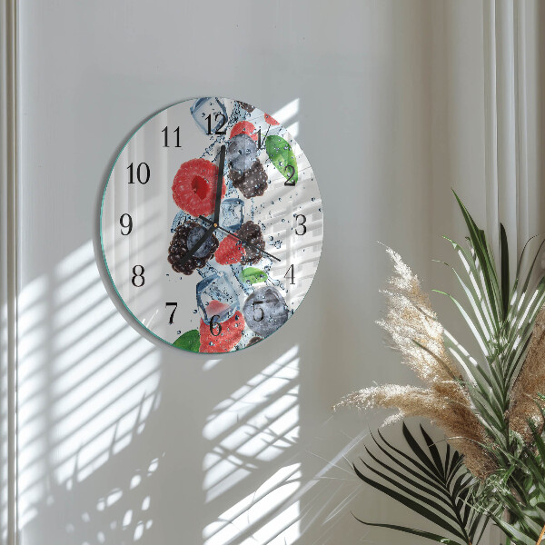 Reloj de pared redondo Helado de frutas