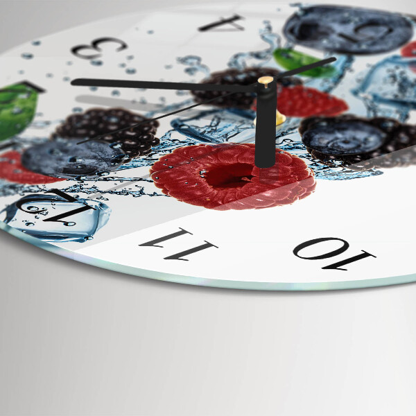 Reloj de pared redondo Helado de frutas