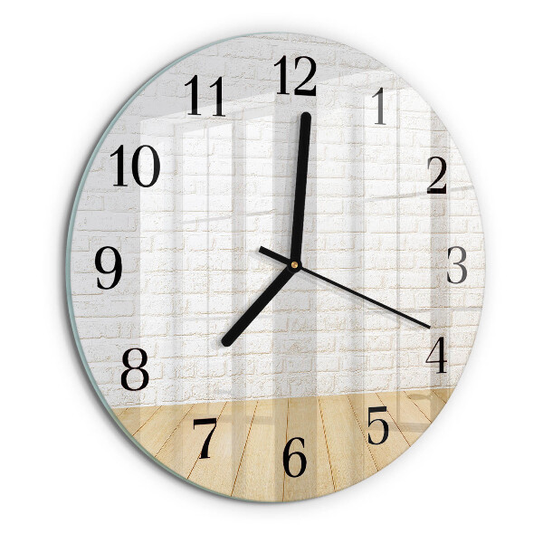 Reloj de pared redondo Ladrillo