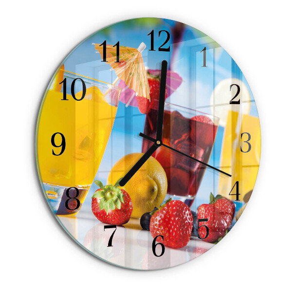 Reloj de pared redondo Cóctel