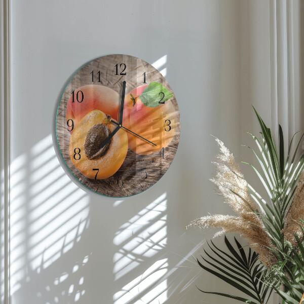 Reloj de pared redondo Albaricoques
