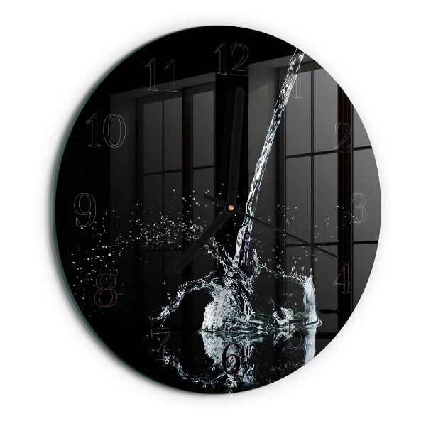 Reloj de pared redondo Agua