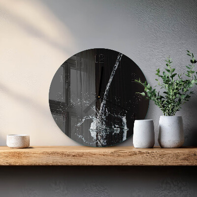 Reloj de pared redondo Agua