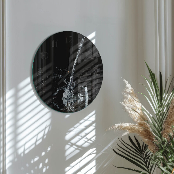 Reloj de pared redondo Agua