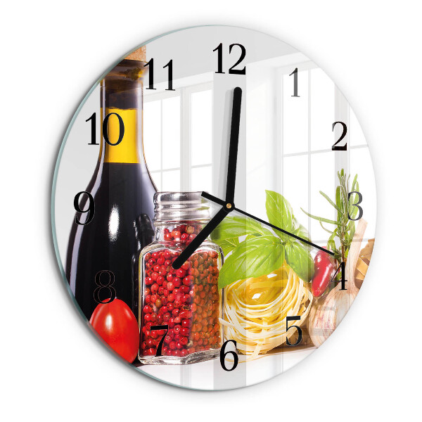 Reloj de pared redondo Pastas