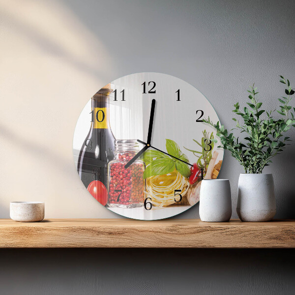 Reloj de pared redondo Pastas