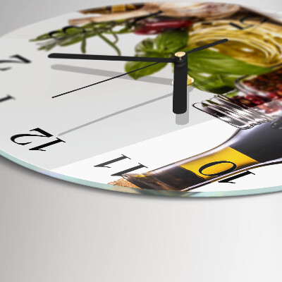 Reloj de pared redondo Pastas