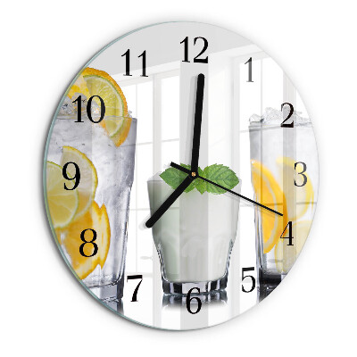 Reloj de pared redondo Cítrico