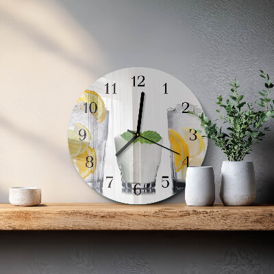 Reloj de pared redondo Cítrico