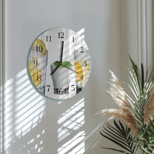 Reloj de pared redondo Cítrico
