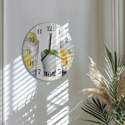 Reloj de pared redondo Cítrico