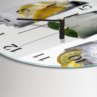 Reloj de pared redondo Cítrico