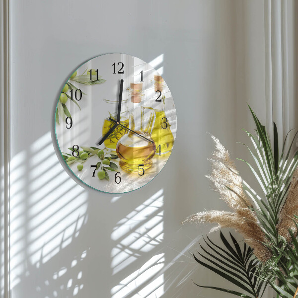 Reloj de pared redondo Aceite