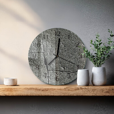 Reloj de pared redondo Piedra natural