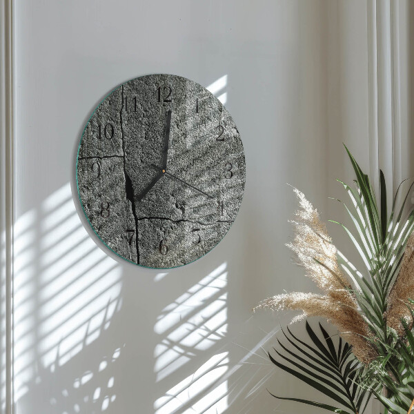 Reloj de pared redondo Piedra natural