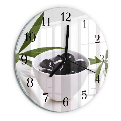 Reloj de pared redondo Aceitunas