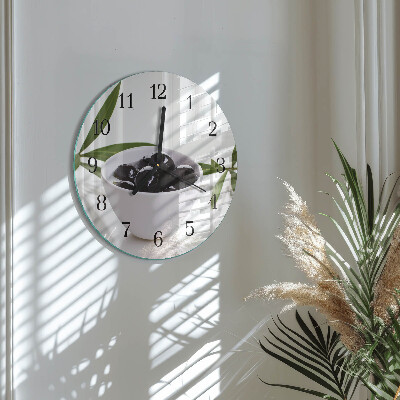 Reloj de pared redondo Aceitunas