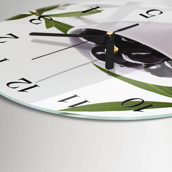 Reloj de pared redondo Aceitunas