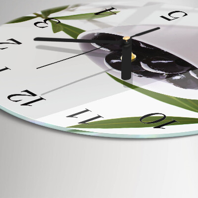 Reloj de pared redondo Aceitunas