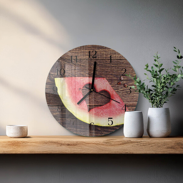 Reloj de pared redondo Sandía