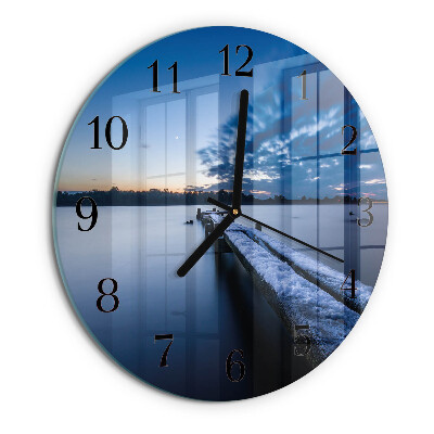 Reloj de pared redondo Paisaje