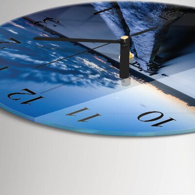 Reloj de pared redondo Paisaje