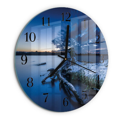Reloj de pared redondo Paisaje