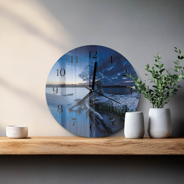 Reloj de pared redondo Paisaje