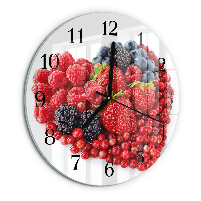 Reloj de pared redondo Fruta