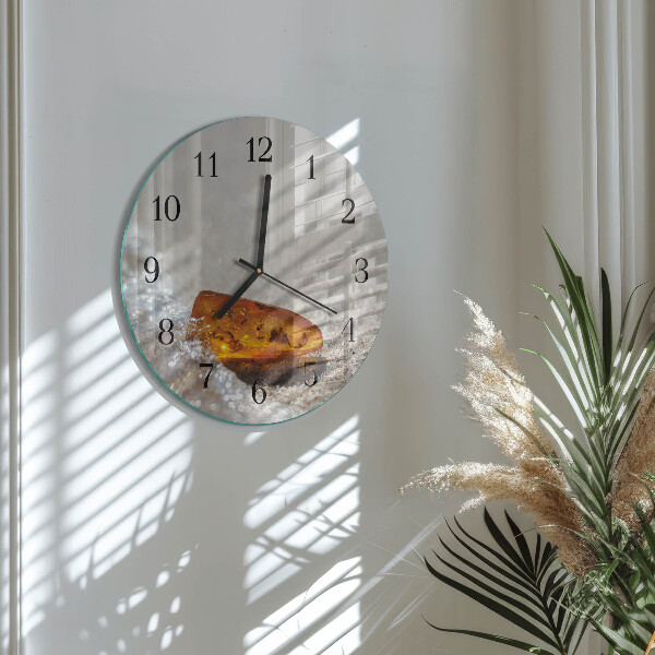 Reloj de pared redondo Ámbar