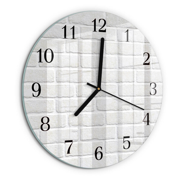 Reloj de pared redondo Ladrillo