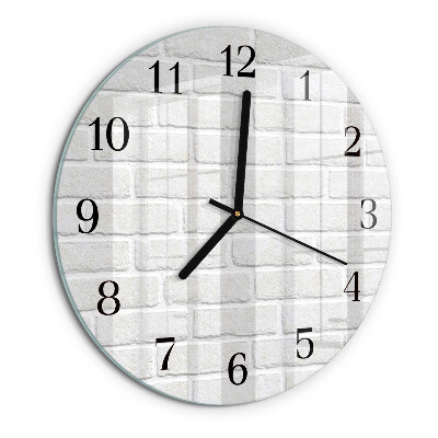 Reloj de pared redondo Ladrillo