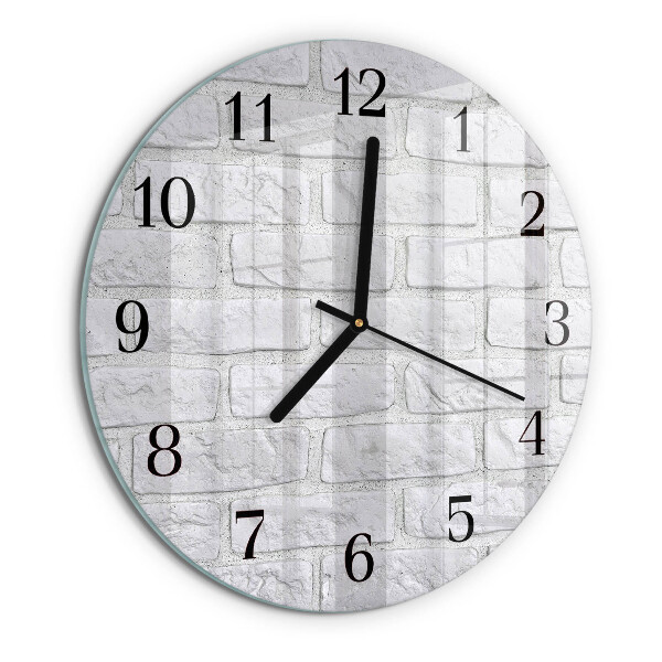 Reloj de pared redondo Ladrillo
