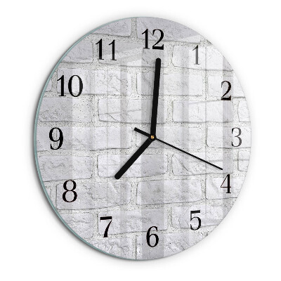 Reloj de pared redondo Ladrillo