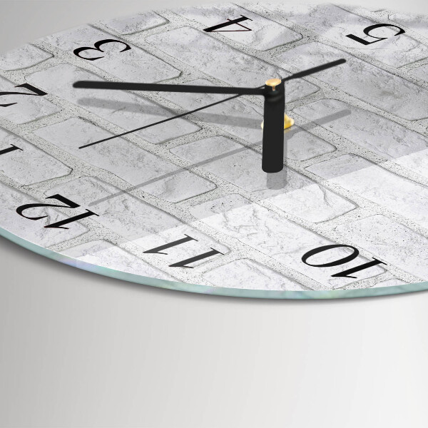 Reloj de pared redondo Ladrillo