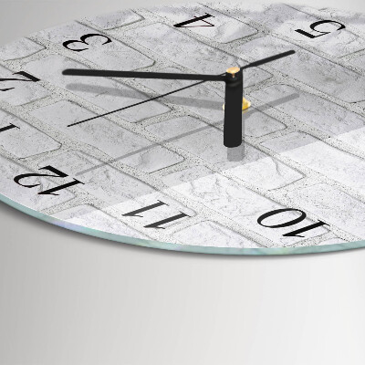 Reloj de pared redondo Ladrillo