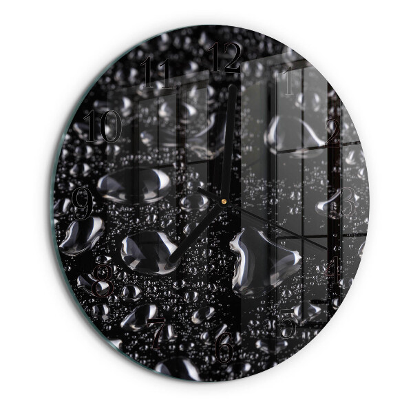 Reloj de pared redondo Gotas