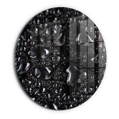 Reloj de pared redondo Gotas
