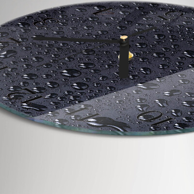 Reloj de pared redondo Gotas