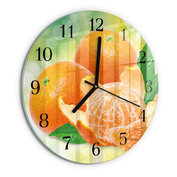Reloj de pared redondo Naranjas