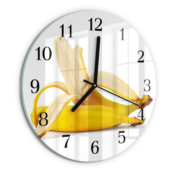 Reloj de pared redondo Plátanos
