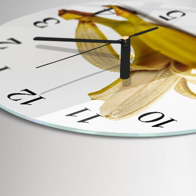 Reloj de pared redondo Plátanos
