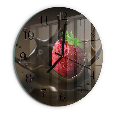Reloj de pared redondo Chocolate